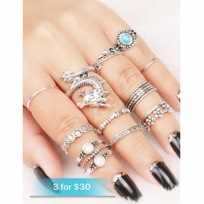 Dragon Ring Set